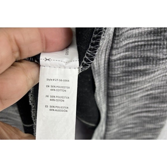 Urban Black Women's Cardigan Open Front Hooded Long Sleeve Marled Sweater - Picture 8 of 13